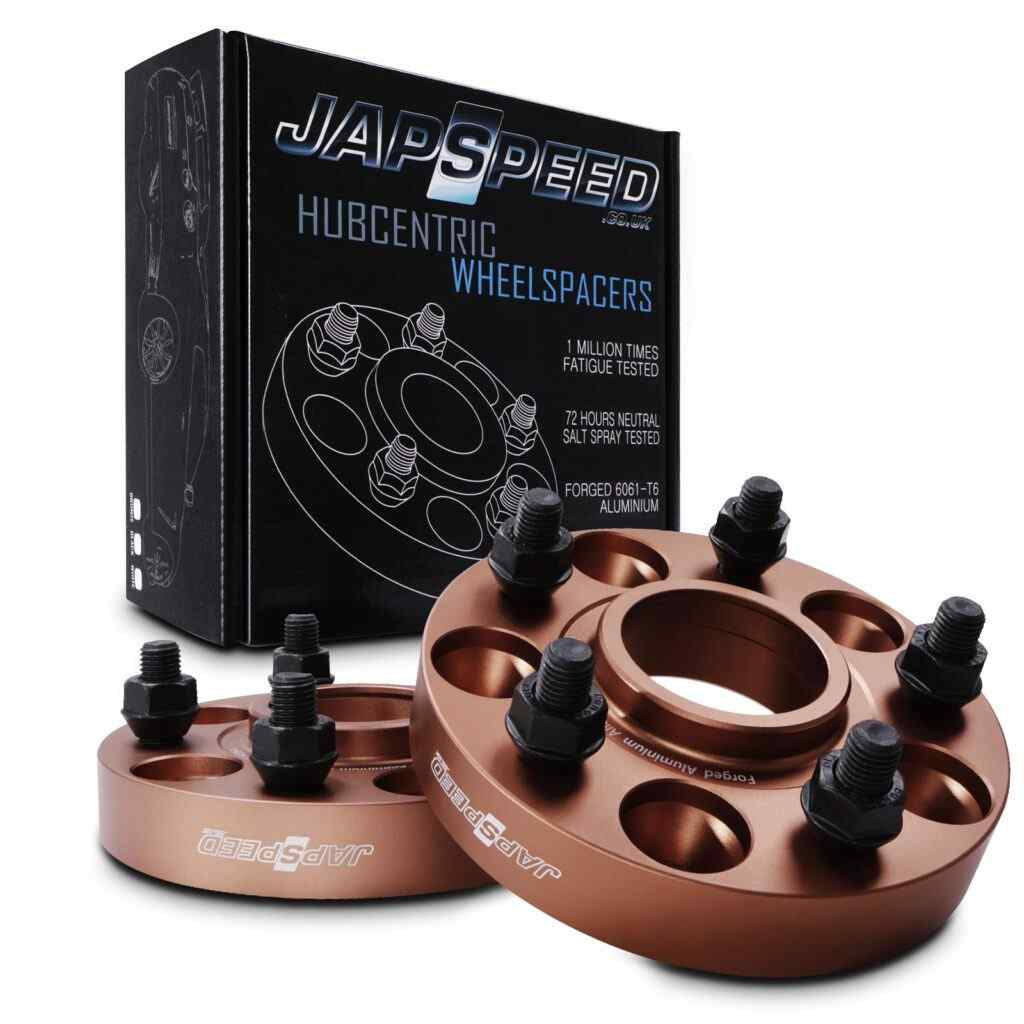 Honda Civic 5x114.3 25mm M12x1.5 64.1mm - Forged AL 6061-T6 Aluminium Hubcentric Wheel Spacers