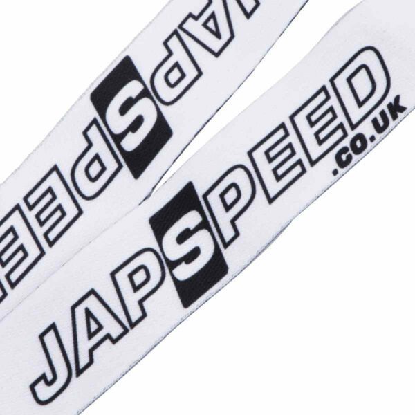 black and white japspeed lanyard