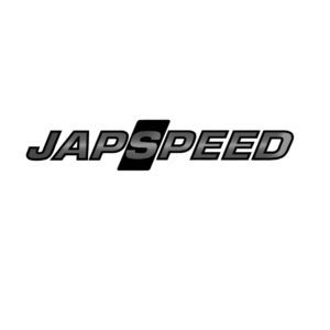 Japspeed Stickers - Chrome on Black