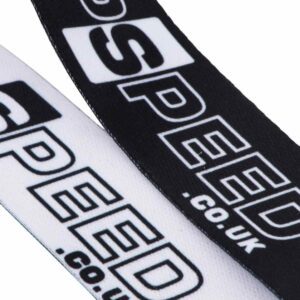 black and white japspeed lanyard