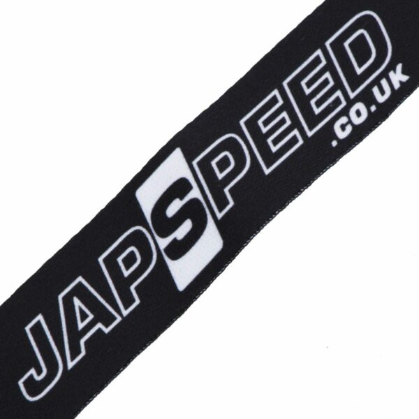 black and white japspeed lanyard