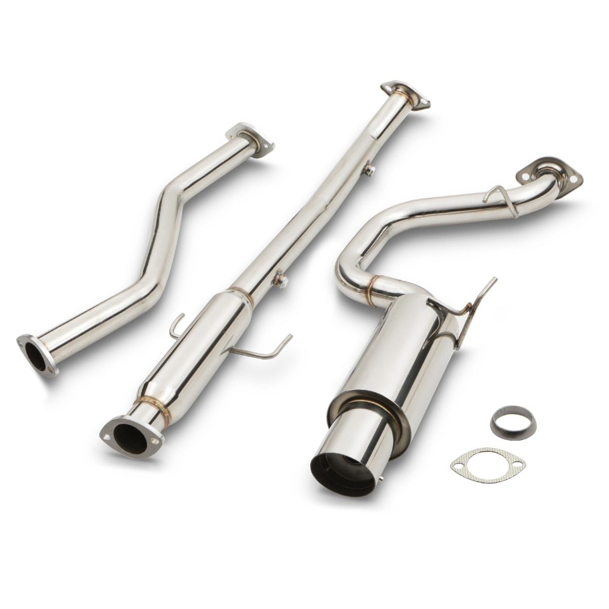 EMUSA SS Catback Exhaust System For 2000-2005 Toyota Celica GTS/GT Hatchback 2ZZ-GE