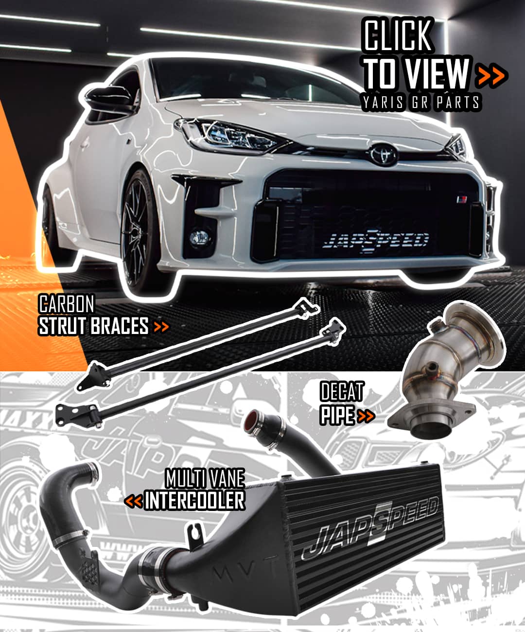 yaris gr intercooler japspeed banner